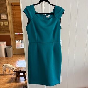 Calvin Klein Teal Midi Dress